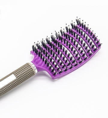 Anti-Klit Detangling Hair Brush – Bristle & Nylon Scalp Massage Comb for Women, Men & Kids
